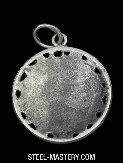 African wild lion medallion